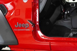 Jeep Wrangler Foot Pegs - Fishbone Offroad - FB21082 - Black - `18-`27